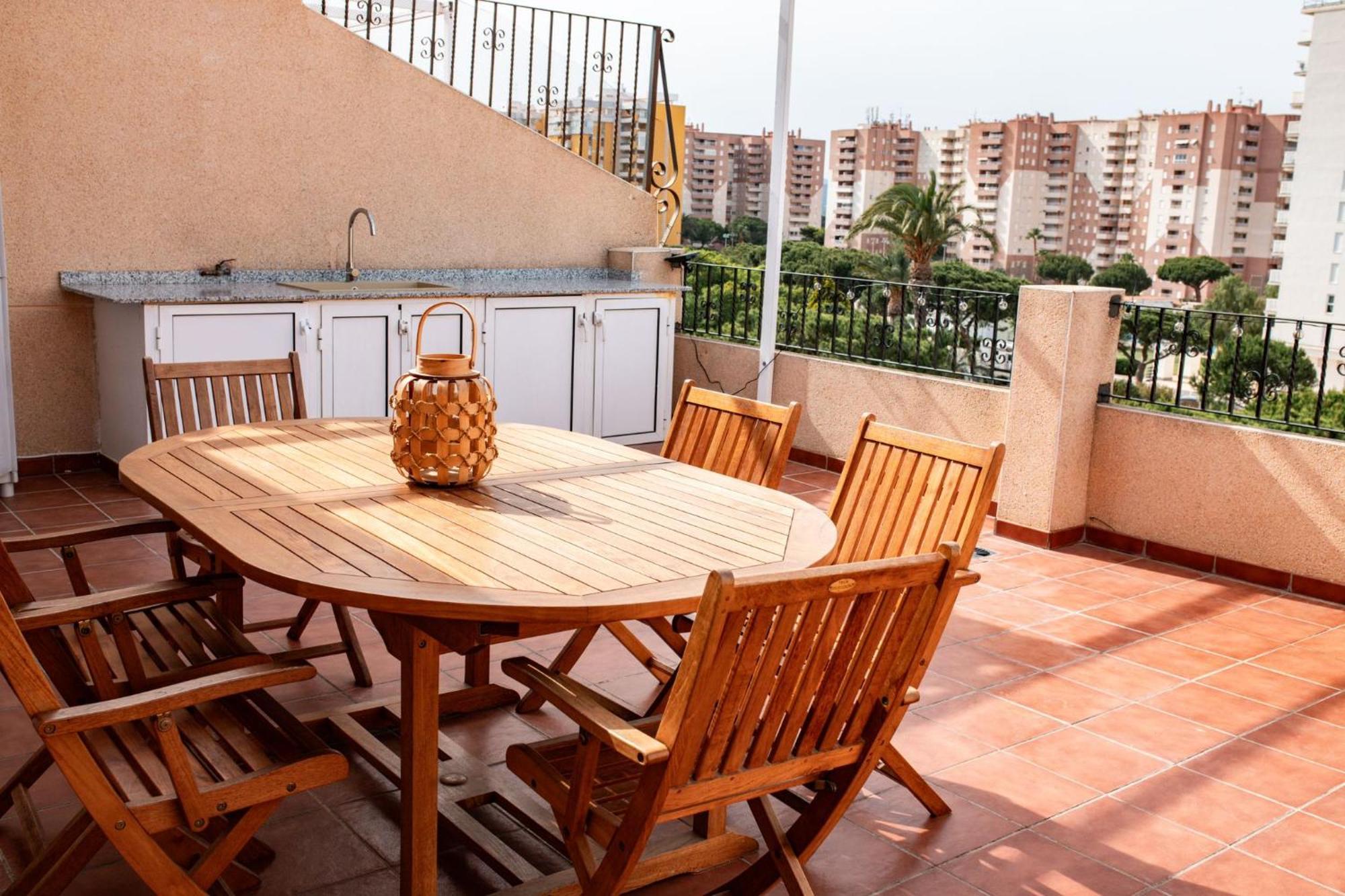 Perla De Mar - Atico Con Amplia Terraza 40M2, Piscina Y Parking En Playa Canet Canet d'En Berenguer Eksteriør billede